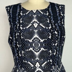 Nanette Lepore “Love Bites” Snake Print Fit & Flare Dress – Size 6